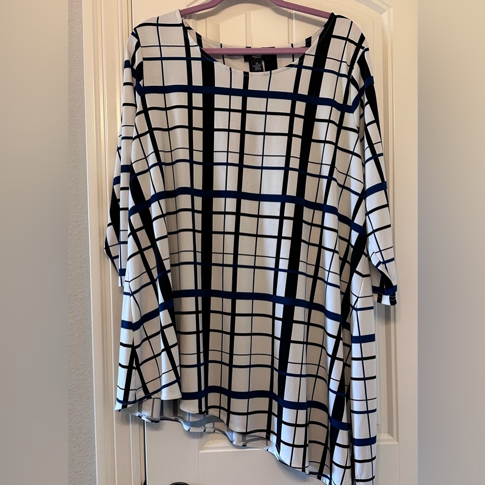 Alfani 2X Asymmetrical Tunic Top